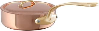 Bloomingdale's MHeritage M200 B 3.3 Quart Saute Pan With Lid, Brass Handle