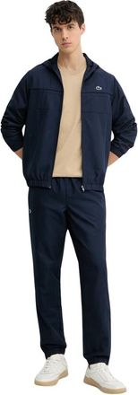 Lacoste Diamond Taffeta Sport Trainingspak - Heren - Trainingspakken - Blauw - L - Katoen - Fitness
