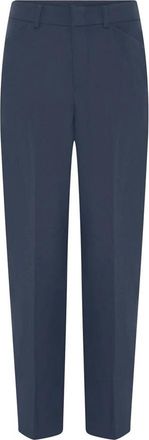 C.Ro Klassieke Navy Blauwe Broek - Dames - Slim Fit Broeken - Blauw - 2XL - Broeken