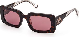 adidas OR0076 52S Mens Sunglasses Tortoiseshell Size 52