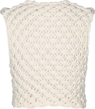 Alaia Womens Sweater White Cotton