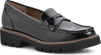 White Mountain Gunner W33527 Loafers Womens Black Comfort Shoes VER1512