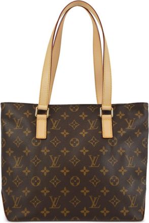 Louis Vuitton 2005 Cabas Piano tote bag - women - Leather/PVC - One Size - Brown