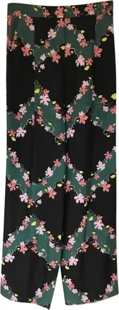 Emilio Pucci Silk Printed Trousers Size XS