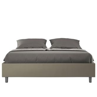 ITYhome Canap&eacute; abatible 160x200 cuero sint&eacute;tico capuchino