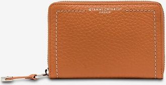 Gianni Chiarini Kompakte Brieftasche aus Leder mit Reissverschluss Bubble