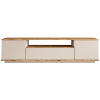 OEM Mueble De Tv Con 3 Puertas Y 1 Estante - Beige Y Natural - Lotula