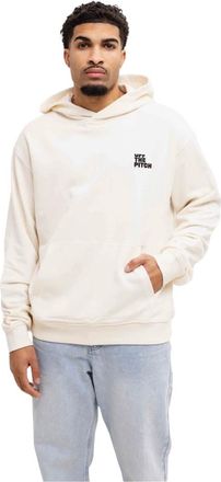 Off the Pitch Hoodies & sweatvesten, Heren, Wit, XS, Katoen, Full Stop Hood