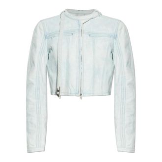 Diesel Denim Jackets, female, Blue, Size: XS De-Saphix-Fsi Jacket