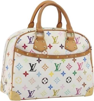 Louis Vuitton Tweedehands Canvas Louis Vuitton tassen - Dames - Vintage Handtas - Veelkleurig - ONE Size - Vintage