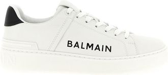 Balmain White Logo Sneakers