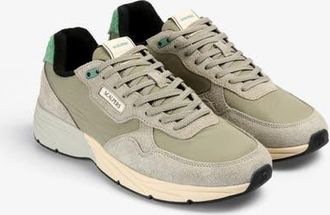 Scalpers Contrasting Suede Sneaker in Khaki at Nordstrom, Size 45