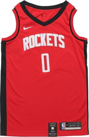 Nike NBA Rockets Westbrook 0 Away Sports Basketball Jersey Red BV7992-662