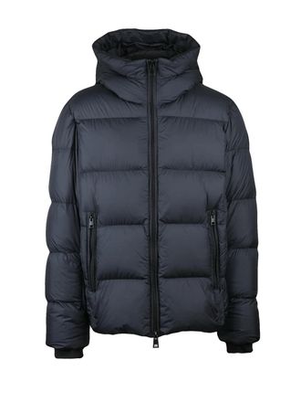 Bomboogie Quilted Down Jacket with Hood and Ribbed Cuffs