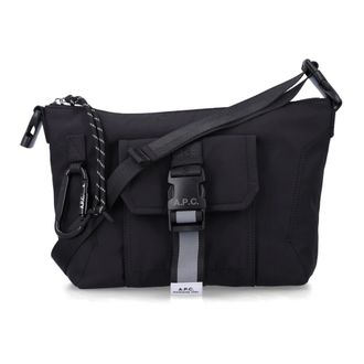 A.P.C. A.p.c., unisex, Tassen, Zwart, Maat: ONE Size Nylon
