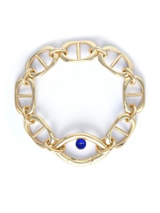 Capsule Eleven Eye Opener Capsule Link lapis-lazuli bracelet - Gold