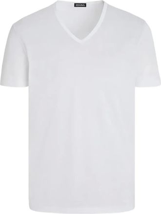 Ermenegildo Zegna T-shirt in cotone - Bianco