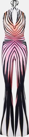 Roberto Cavalli Printed halterneck jumpsuit