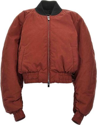 Andamane Sierra Cropped Bomber Jacket