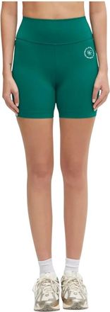 Sporty & Rich Mujer, Pantalones cortos, Verde, Talla: S