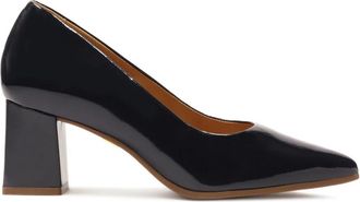 Kazar Gelakte marineblauwe pumps op een paal - Dames - Pumps - Blauw - 39 EU - Leer - Schoenen