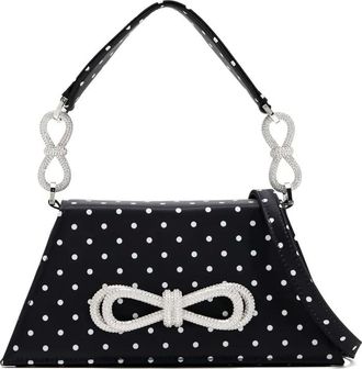 Mach & Mach Borsa tote Samantha a pois media - Nero