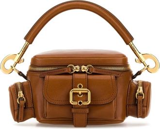 Chlo&eacute; Brown Camera Small Crossbody Bag