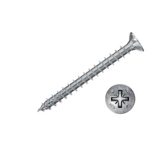 Fischer 100x Power-fast Ii Fpf Ii Czf 6 X 50 Mm Bc Cabeza Avellanada Con Ranura Transversal Pz3 Rosca Completa Galvanizado Pasivado Azul - 670496