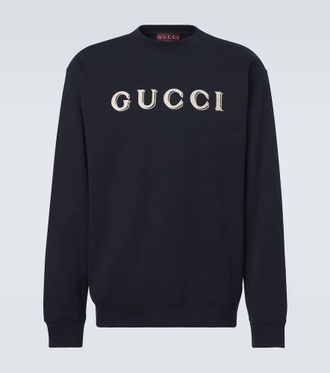 Gucci Logo cotton jersey sweatshirt