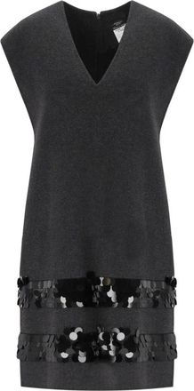 Max Mara Kleedjes, Dames, Grijs, 2Xs, Wol, Brunner 1234 Jurk