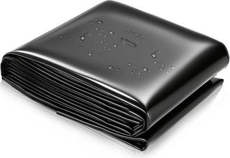 OEM Revestimiento Para Estanques, Tela Para Estanques De Uso Exterior, 200 X 200 Cm, Negro, Pp, Fuentes, Cascadas Y Jardineras Elevadas
