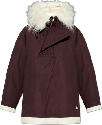 Moncler Donsparka - unisex - Gewatteerde jassen - Bruin - M - Katoen - Jassen