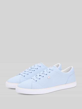 Tommy Hilfiger Low Top Sneaker aus Canvas in Hellblau, Gr&ouml;&szlig;e 36