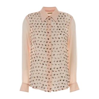 Dries Van Noten Shirts, female, Pink, Size: M Chowy Shirt