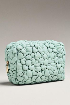 Urban Expression Floral Quilted Puffer Cosmetic Pouch