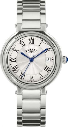 Rotary Womens RLB10009-70 Ladies Heritage Watch - Silver - One Size