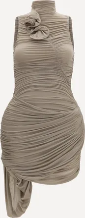 Magda Butrym Draped high-neck Dress Female 36