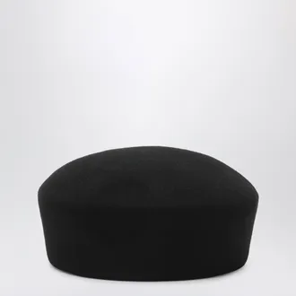 Frankie Shop Cappello pillbox Noxley nero in lana