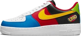 Nike Fitness, Heren, Veelkleurig, 42 1/2 EU, Leer, Air Force 1 Low 07 QS Uno