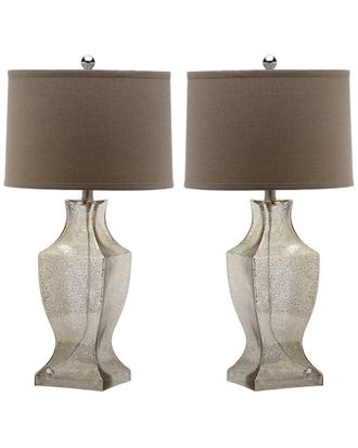 Safavieh Dnu Discontinued Discontinued Safavieh Glass 29In Bottom Lamp