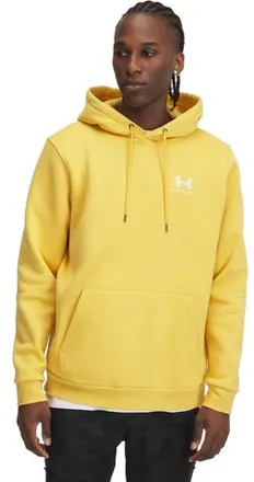 Under Armour Mens Icon Fleece Hoodie - Noble Gold/White Size 3XL