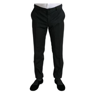 Dolce & Gabbana Suit Broeken - Heren - Broeken - Zwart - Maat: XS Wol