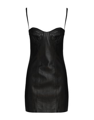 8 by YOOX LEATHER TUBE DRESS