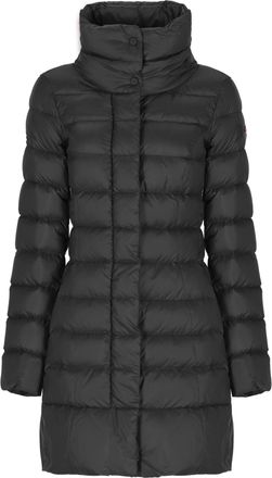 Peuterey Black Sobchak Quilted Long Down Jacket