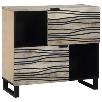 Berkfield Home Media Storage Cabinets & Racks White & Black Engineered wood
