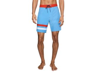 Hurley Phantom-Eco Block Party 18 Boardshorts Mens Swimwear Blue : 28, Polyester/Elastane
