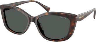 Ralph Lauren Zonnebril met kattenoog en gradi&euml;ntglazen - Dames - Accessoires - Bruin - Maat: 56 MM