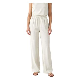 Guess Wide Trousers, female, White, Size: S Zoe Palazzo Trousers