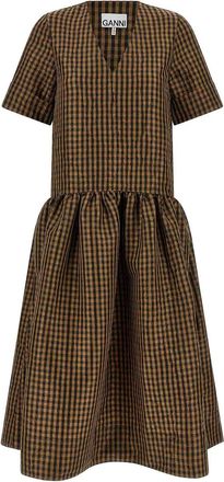 Ganni Taffet Dress