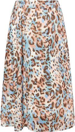 Faina Rok met luipaardprint Dames Beige Veelkleurig